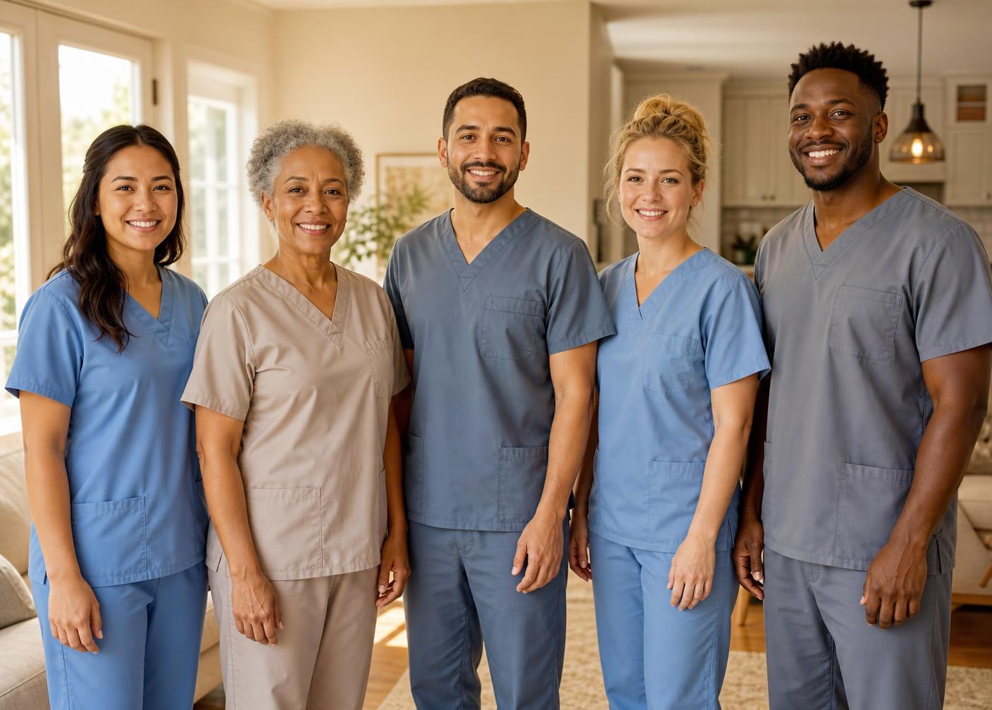 Team of compassionate caregivers